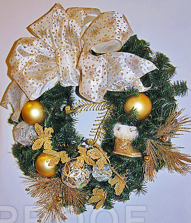 wreath, Christmas, Holiday