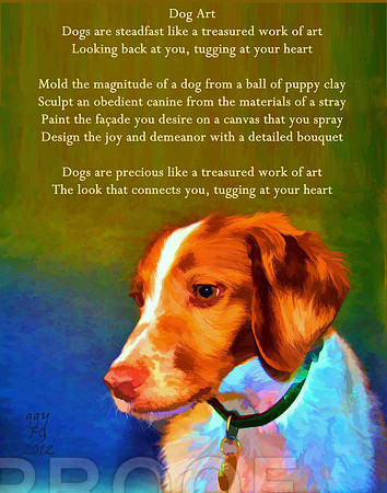 Dog Art 11 x 14