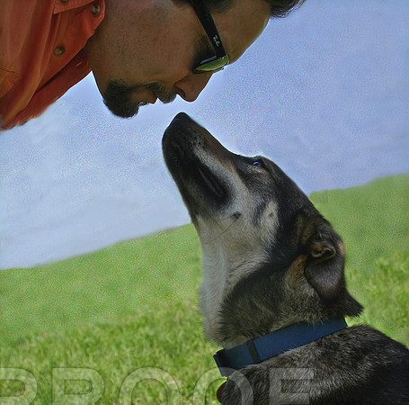 A man and A Shepherd.